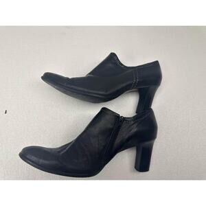 Franco Sartre Black Mules Sz 10